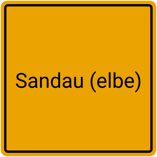 Meldebestätigung Sandau (Elbe)